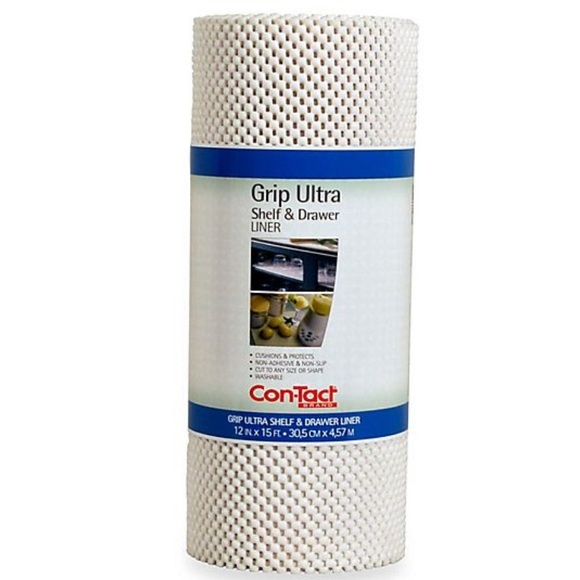 Con-Tact Grip Ultra Non-Adhesive Shelf / Drawer Liner - White